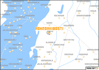 map of Mahram ki Basti