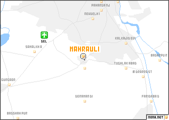 map of Mahrauli