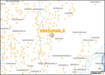 map of Mahsūmwāla