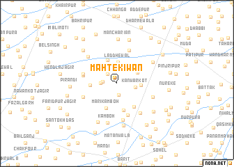 map of Mahte ki Wān