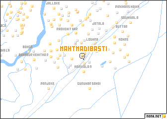 map of Mahtma di Basti