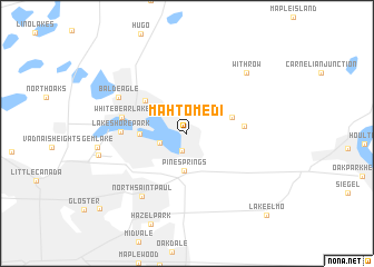 map of Mahtomedi