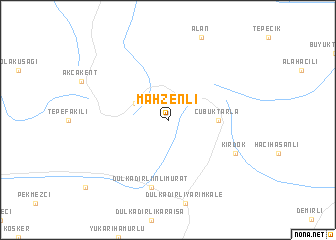 map of Mahzenli