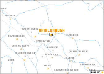 map of Māʼı‘ Āl Dabūsh