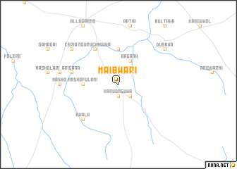 map of Maibwari