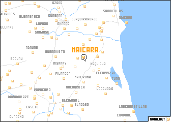 map of Maicara