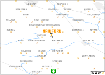 map of Maidford