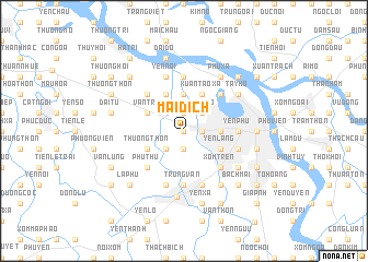 map of Mai Dich