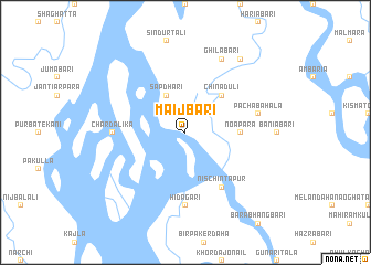map of Māijbāri