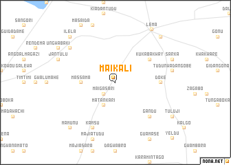 map of Maikali