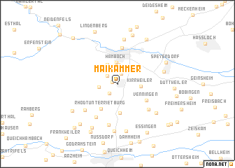 map of Maikammer