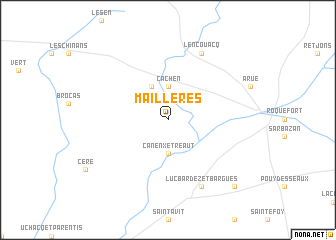 map of Maillères