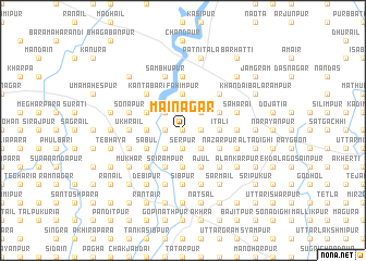 map of Mainagar