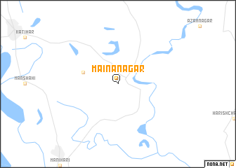 map of Mainānagar