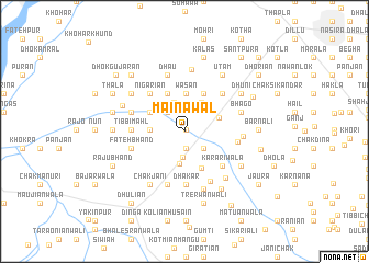 map of Māināwāl