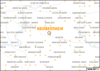 map of Mainbernheim