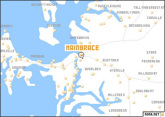 map of Mainbrace