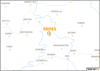 map of Maines