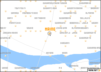 map of Maïné
