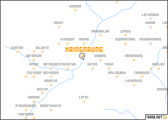 map of Maingnaung