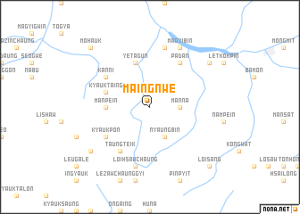 map of Maing-nwe