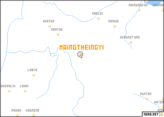 map of Maingtheingyi