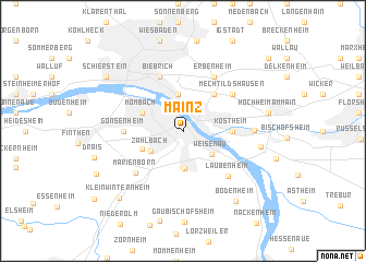 map of Mainz