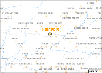 map of Maiorais