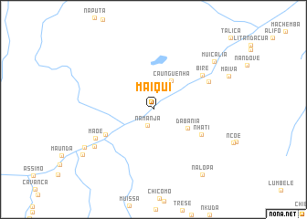 map of Maiqui