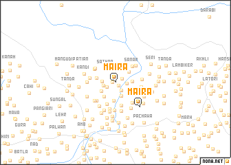 map of Maira