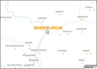 map of Maison Blanche