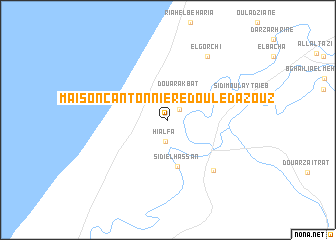 map of Maison Cantonnière dʼOuled Azouz