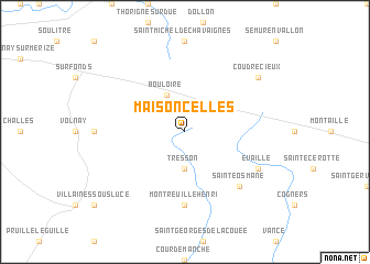 map of Maisoncelles