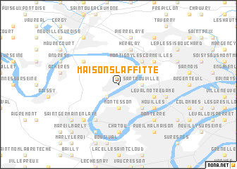 map of Maisons-Laffitte