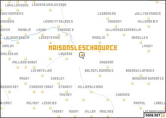 map of Maisons-lès-Chaource