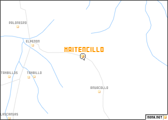 map of Maitencillo