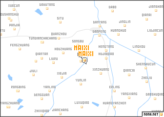 map of Maixi