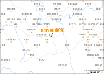 map of Maiyemberi