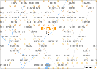 map of Maiyera