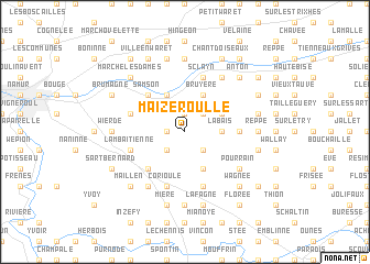 map of Maizeroulle