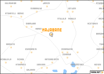 map of Majabane