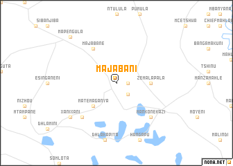 map of Majabani