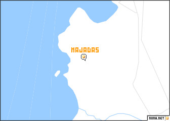 map of Majadas