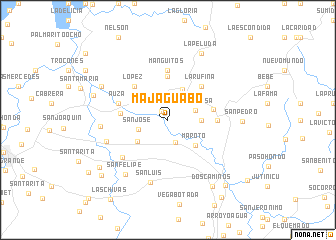 map of Majaguabo