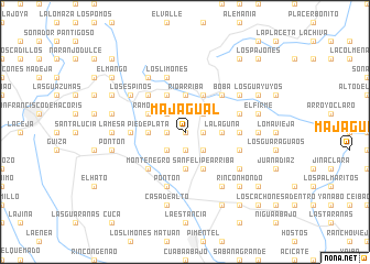 map of Majagual