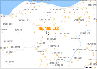 map of Majagüillo