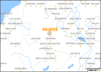 map of Majaine