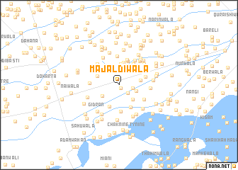 map of Majaldīwāla