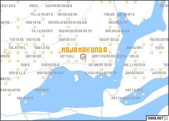 map of Majama Kunda