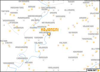 map of Majang-ni